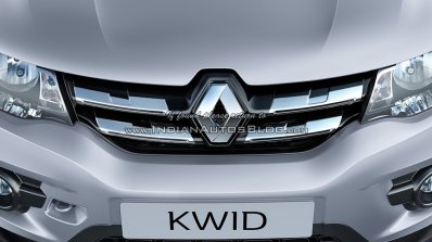 2018 Renault Kwid razor edge chrome front grille