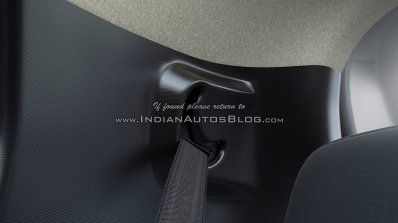 2018 Renault Kwid rear seatbelt