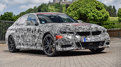 2019 BMW 3 Series prototype front quarters