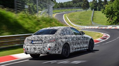 2019 BMW 3 Series prototype rear quarter