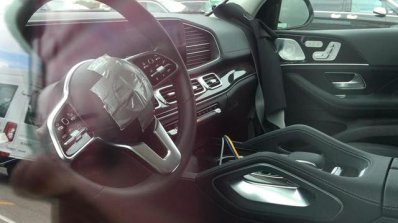 2019 Mercedes GLE interior steering spied