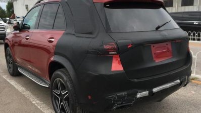 2019 Mercedes GLE rear quarter spied