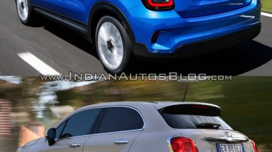 2019 fiat 500x vs 2015 fiat 500x rear three quarte 4347