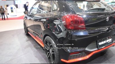Baleno Suzuki Sport rear three quarters at GIIAS 2018