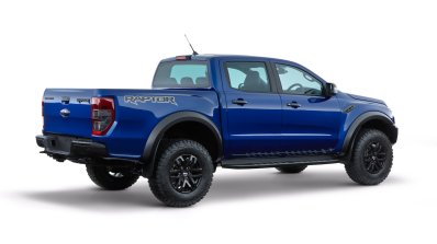 Ford Ranger Raptor rear three quarters