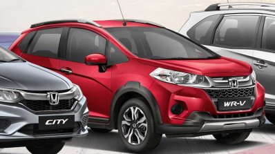 Honda WR-V Alive edition front three quarters