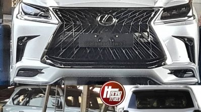 Lexus LX Black Edition S front leaked image