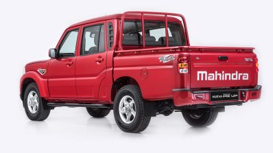 New Mahindra Pik-Up (facelift) rear three quarters