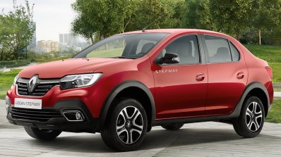 Renault Logan Cross front three quarters left side