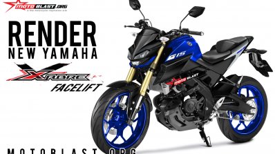 Yamaha Xabre aka Yamaha M-Slaz MT-15 Facelift 1