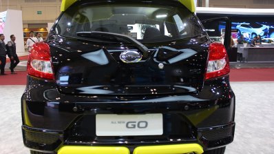 Datsun Go Live Black Rear At Giias 2018