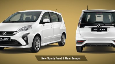 New Perodua Alza Facelift Exterior