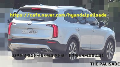 Production Kia Telluride Rear Three Quarters Spy S