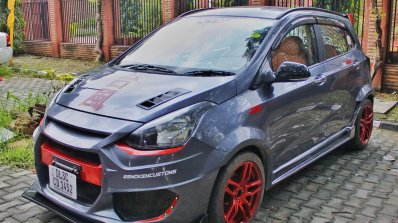 Modified Hyundai Grand I10 Tycoon Front Three Quar