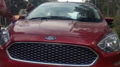 2018 Ford Aspire Facelift Front Ruby Red Image