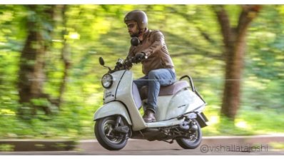 Honda Activa Vishal Joshi Left Three Fourth Action