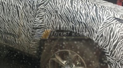 Tata Harrier Spy Image Front Alloy Wheel