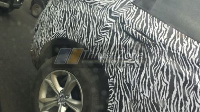 Tata Harrier Spy Image Rear Alloy Wheel