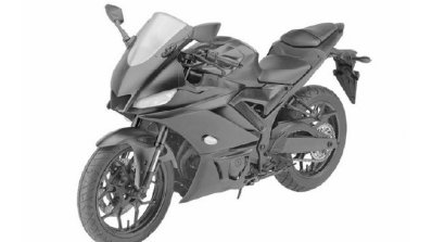 2019 Yamaha Yzf R3 Patent Images Front Three Quart