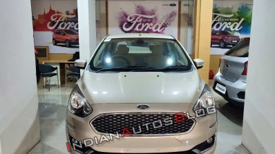 Ford Aspire Facelift Front White Gold