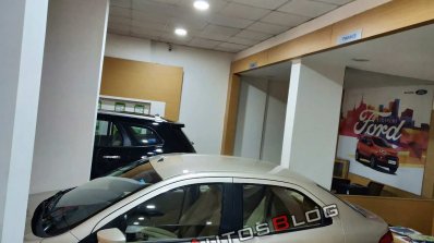 Ford Aspire Facelift Side View Roof White Gold