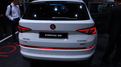 Skoda Kodiaq Rs At Paris Motor Show Rear Profile