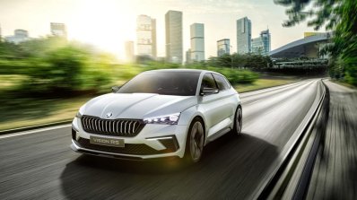 Skoda Vision Rs Press Photos Left Front Quarter