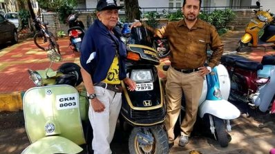Honda Elite 250 With Dr Jeswant Thomas At Scooter
