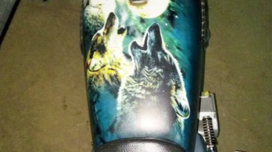 Modified Yamaha Rx100 By Vivek Muniyappa Fuel Tank