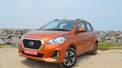 New Datsun Go Facelift Left Front Quarter