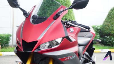 2019 Yamaha Yzf R3 Live Images Left Front Quarter