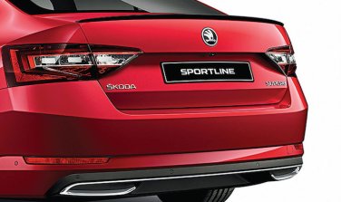 Indian Spec Skoda Superb Sportline Rear Fascia