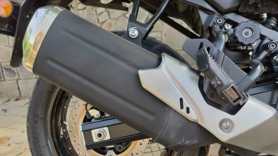 Suzuki V Strom 650 Xt Details Exhaust Side