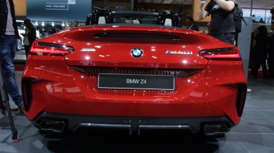 2018 Paris Motor Show Images 2019 Bmw Z4 Rear 2
