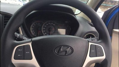 Hyundai Santro Blue Spied Ahead Of Launch Interior