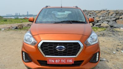 2018 Datsun Go Facelift Front Elevated View