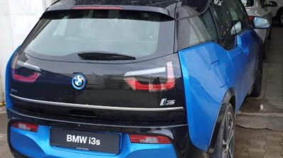 Bmw I3s Blue Rear Three Quarters Spy Shot India