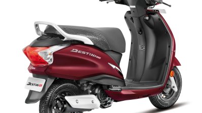 Hero Destini Launched In India Noble Red Right Rea