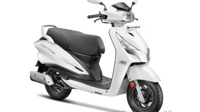 Hero Destini Launched In India Pearl Silver White