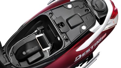 Hero Destini Launched In India Underseat Storage