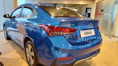 2018 Hyundai Verna Anniversary Edition Rear Three