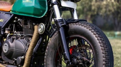 Royal Enfield Himalayan Modified Cafe Racer Front