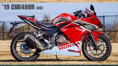 Honda Cbr400r Render Right Side