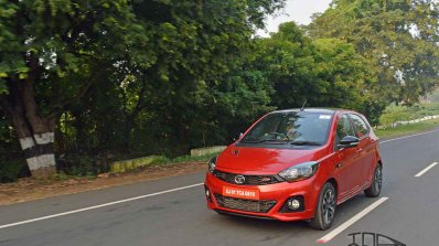 Tata Tiago Jtp Review Images Front Three Quarters