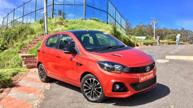 Tata Tiago Jtp Review Images Front Three Quarters