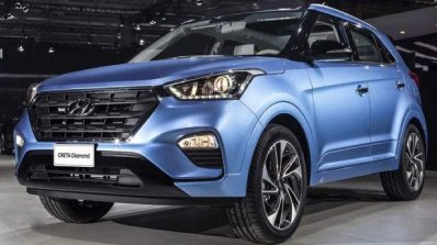 Hyundai Creta Diamond Concept Images Front Three Q