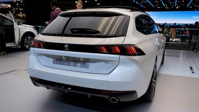 Peugeot 508 Sw Hybrid Rear At 2018 Paris Auto Show