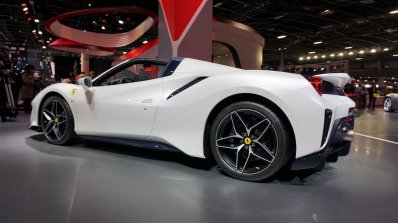 Ferrari 488 Pista Spider Side At 2018 Paris Auto S
