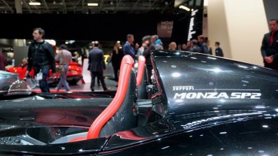 Ferrari Monza Sp2 Badge At 2018 Paris Auto Show