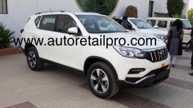 Mahindra Alturas White Colour Front Three Quarters
